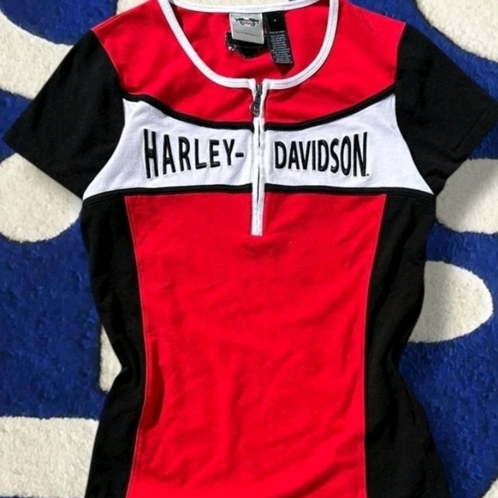 Harley Davidson Colorblock Tee Small